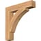 Ekena Millwork Thorton Block Smooth Bracket, Western Red Cedar, 3 1/2"W x 20"D x 20"H BKT04X20X20THR05SWR - alternate 1